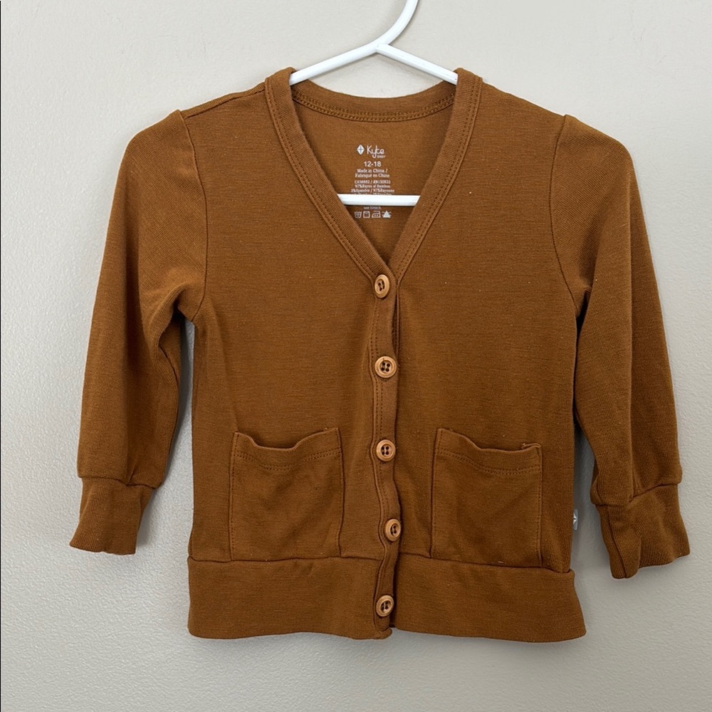 Kyte Baby bamboo jersey cardigan